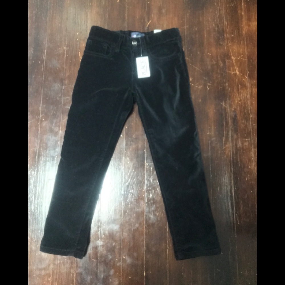 Children’s Place Black Velvet Pants for Girls